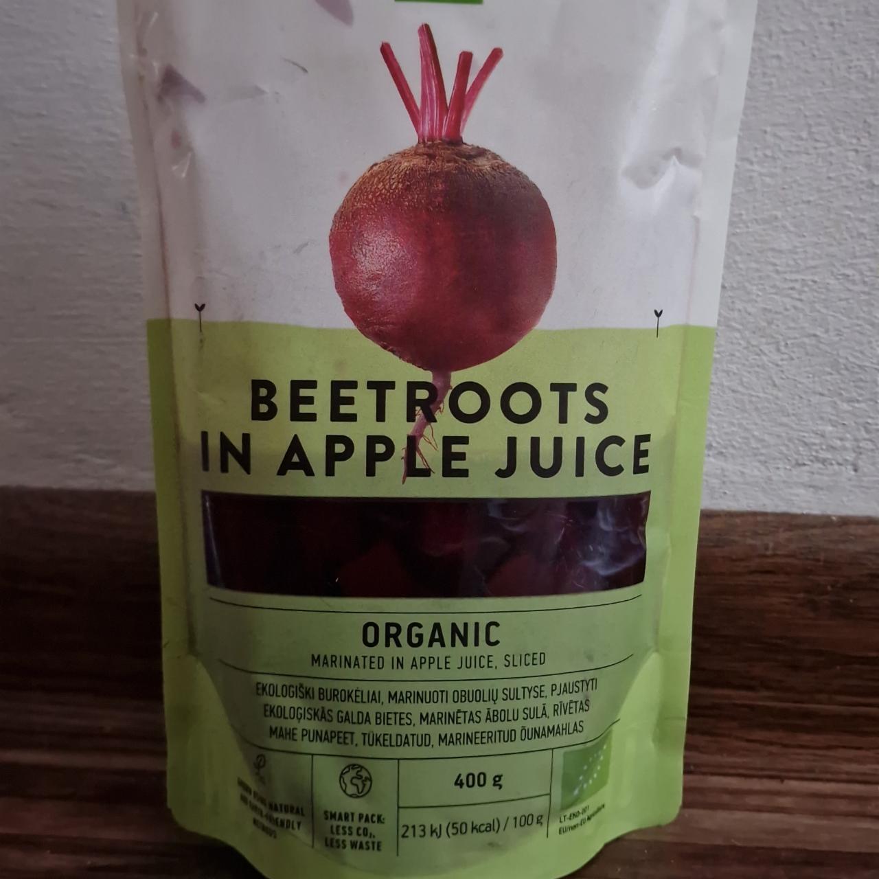 Fotografie - Organic Beetroots in apple juice Auga