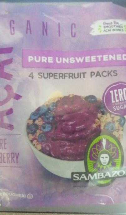 Fotografie - Acai pure berry zero sugar