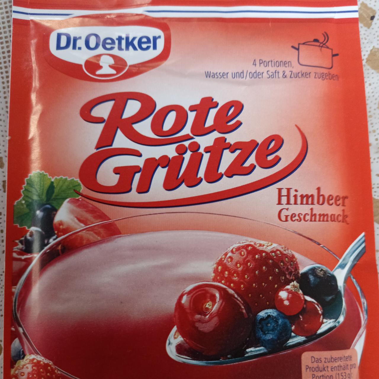 Fotografie - Rote Grütze Dr.Oetker