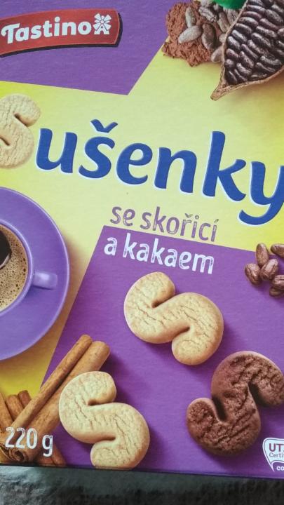 Fotografie - Tastino Sušenky se skořicí a kakaem