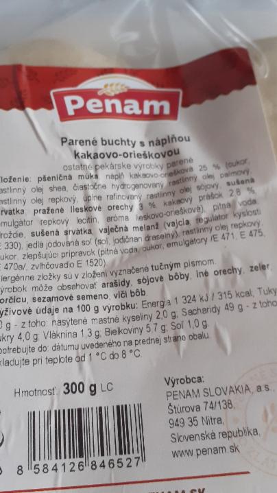 Fotografie - Parene buchty s naplnou kakaovo orieskovou