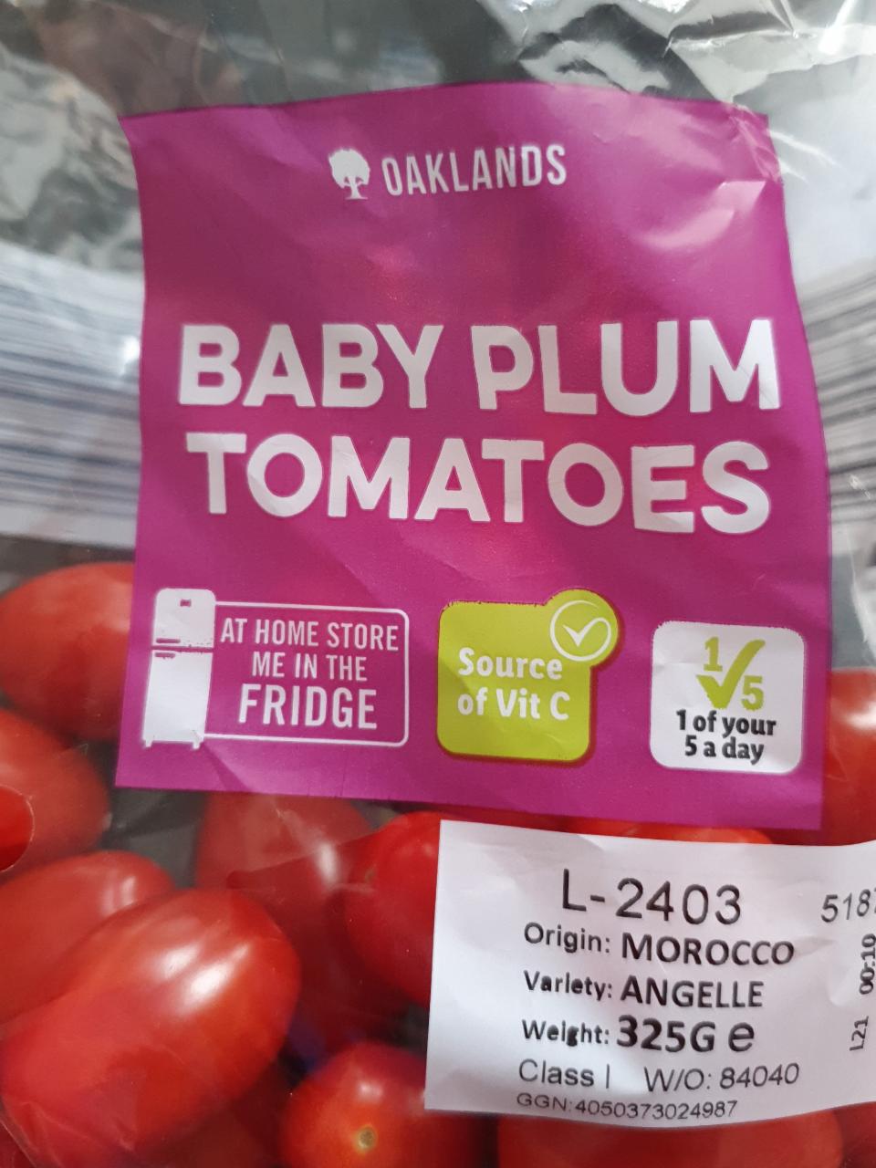 Fotografie - Baby Plum Tomatoes Oaklands