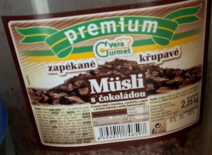 Fotografie - Premium zapékané křupavé müsli s čokoládou Vera gurmet