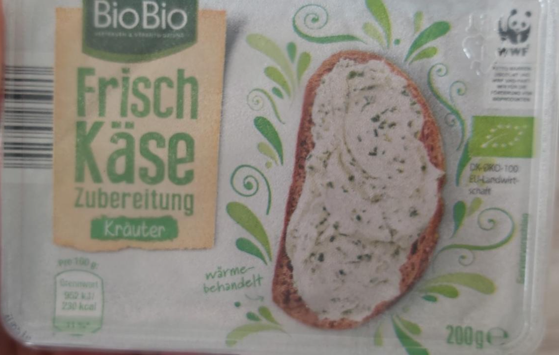 Fotografie - FrischKäse Zubereitung Kräuter BioBio