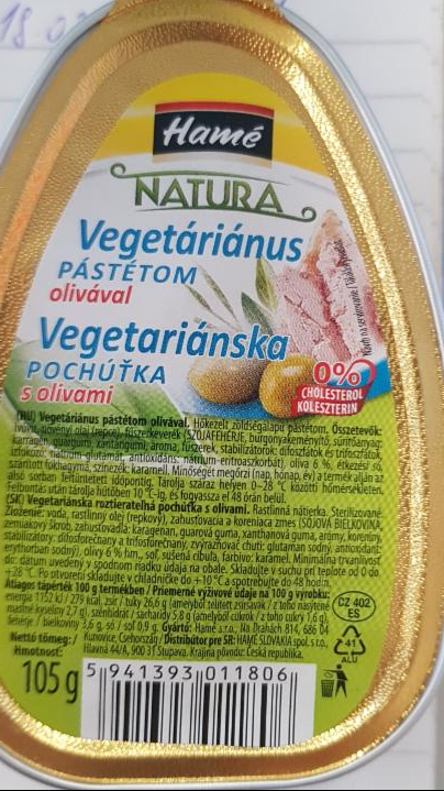 Fotografie - Vegetarianska pochutka s olivami Hame