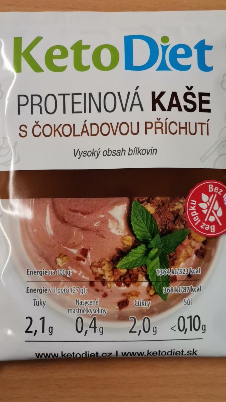 Fotografie - Ketodiet proteínová kaša s čokoládovou príchuťou 