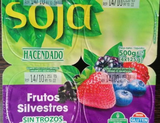 Fotografie - Soja Frutos Silvestres HACENDADO 