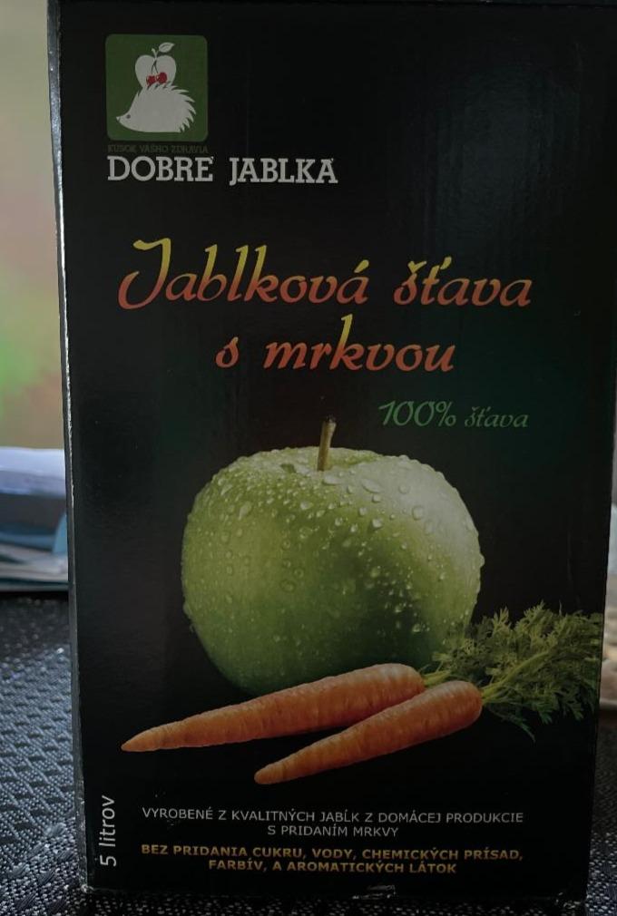 Fotografie - Jablková šťava s mrkvou Dobré jablká