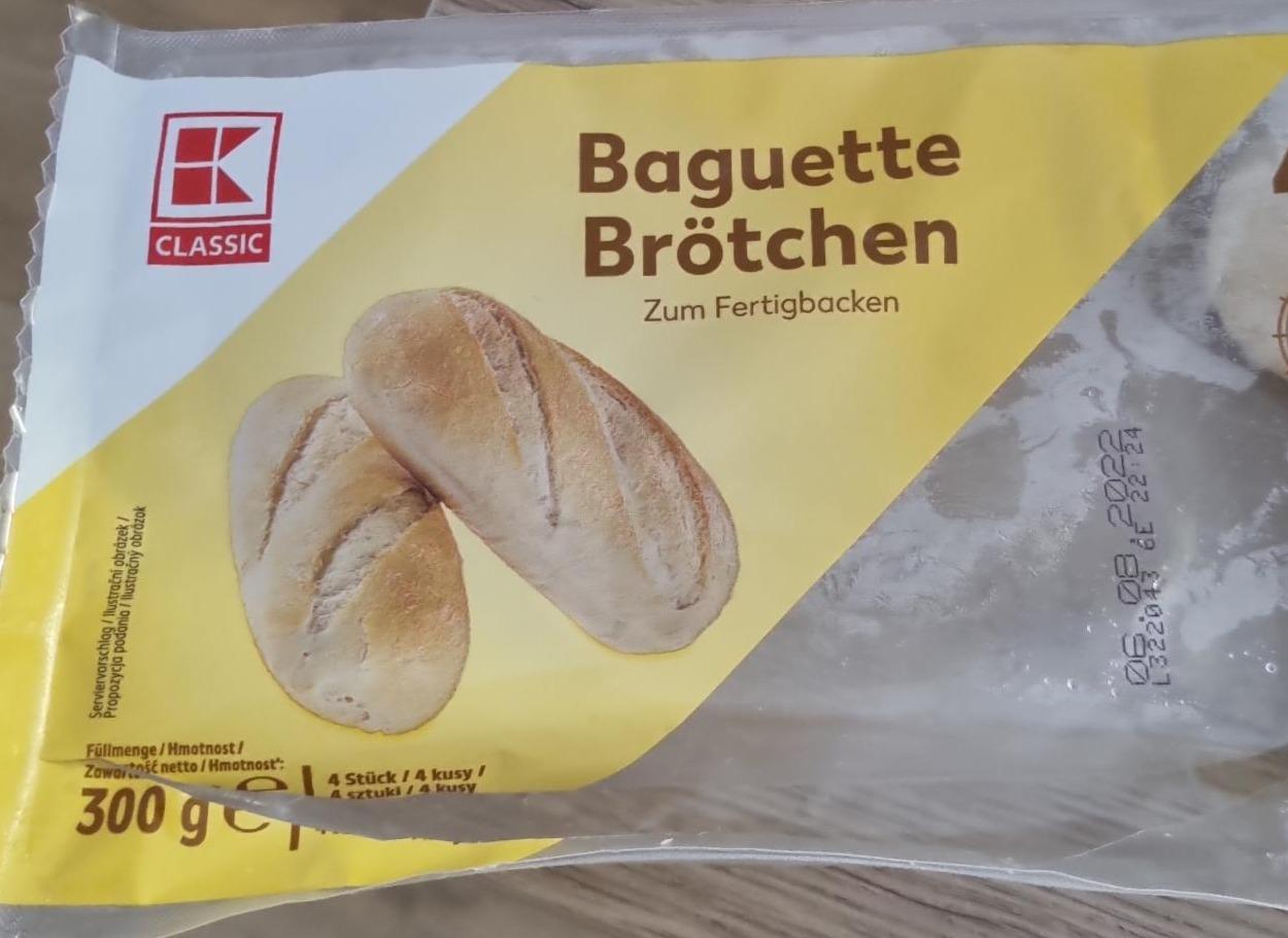 Fotografie - Baguette Brötchen Zum Fertigbacken K-Classic