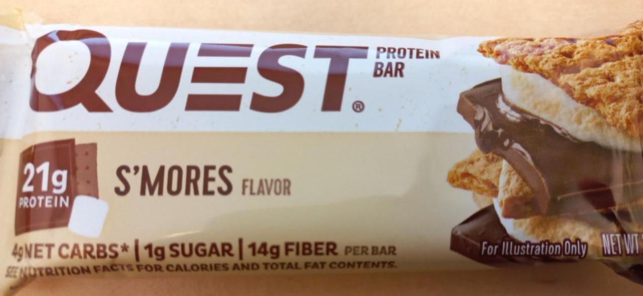 Fotografie - QUEST PROTEIN BAR S’MORES T