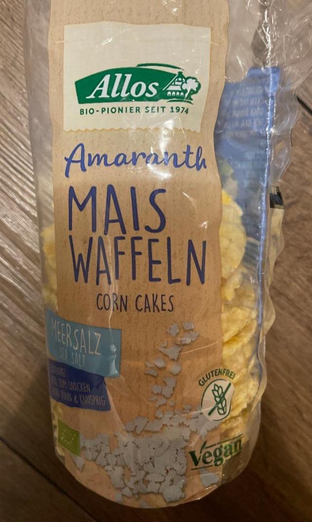 Fotografie - Amaranth Mais Waffeln Meer Salz Allos