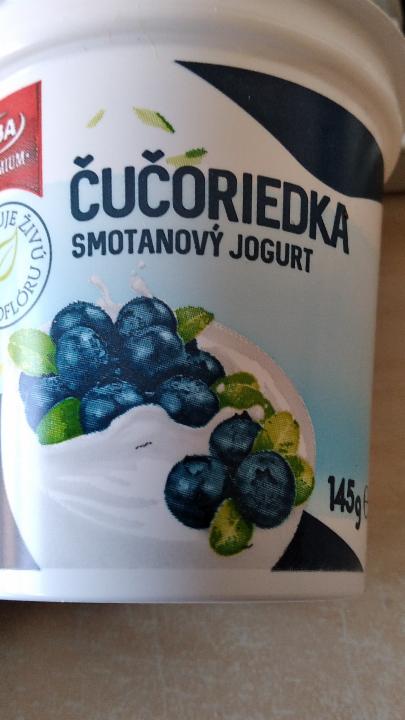 Fotografie - Smotanový jogurt Čučoriedka CBA Premium