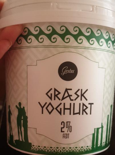 Fotografie - Grécky biely jogurt 2% tuku Gestus