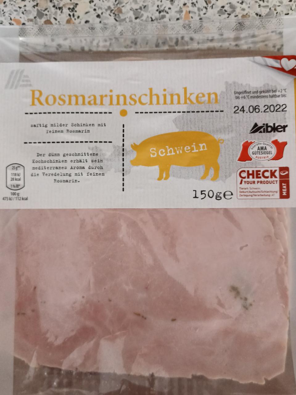 Fotografie - Rosmarinschinken