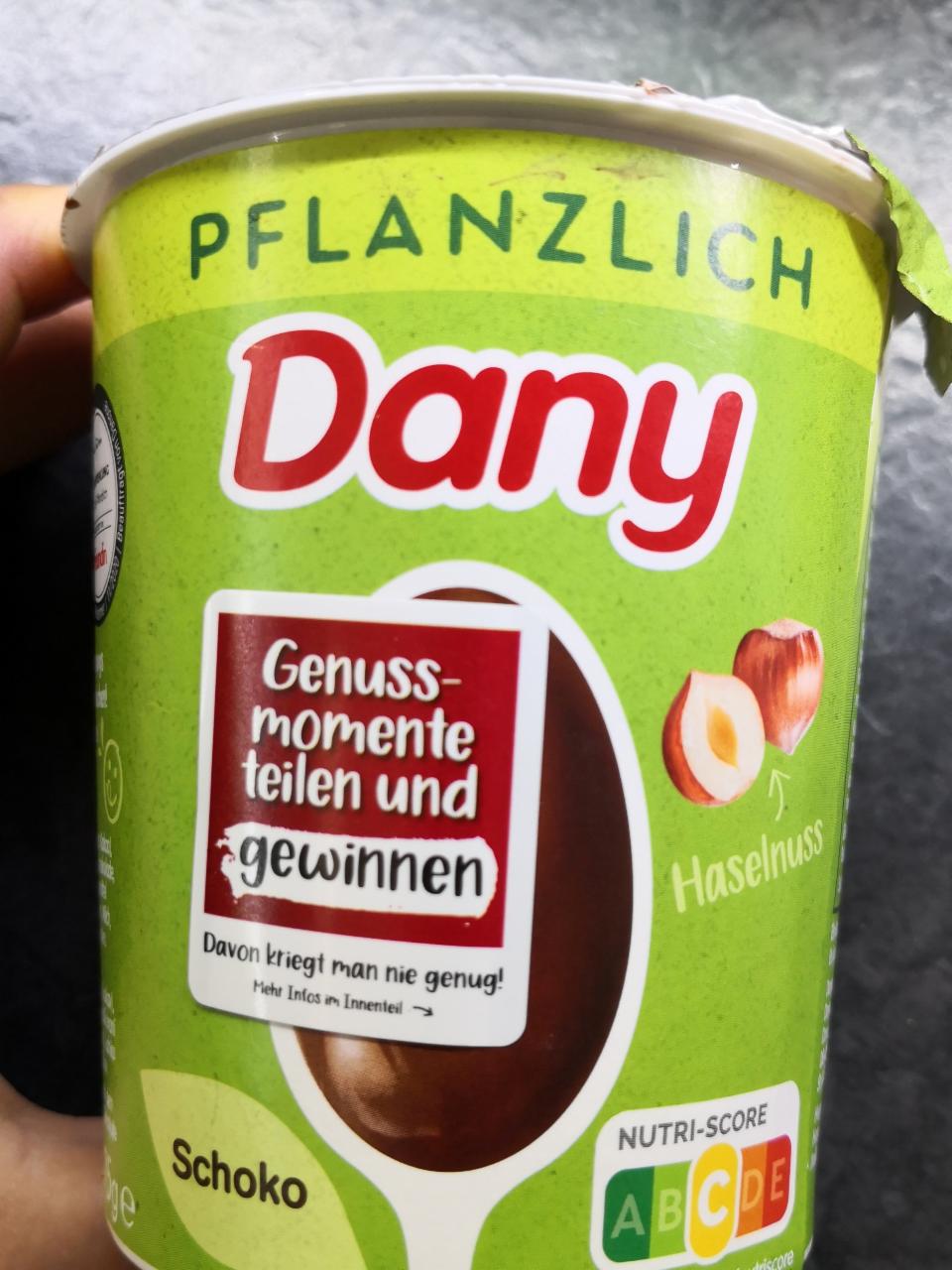 Fotografie - Vegan pflanzlich Dany Schoko Haselnuss