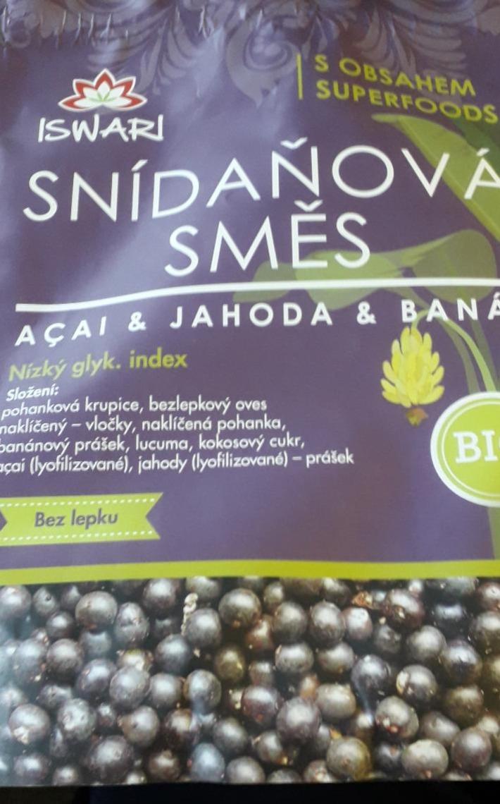 Fotografie - BIO raňajková zmes acai banán jahoda