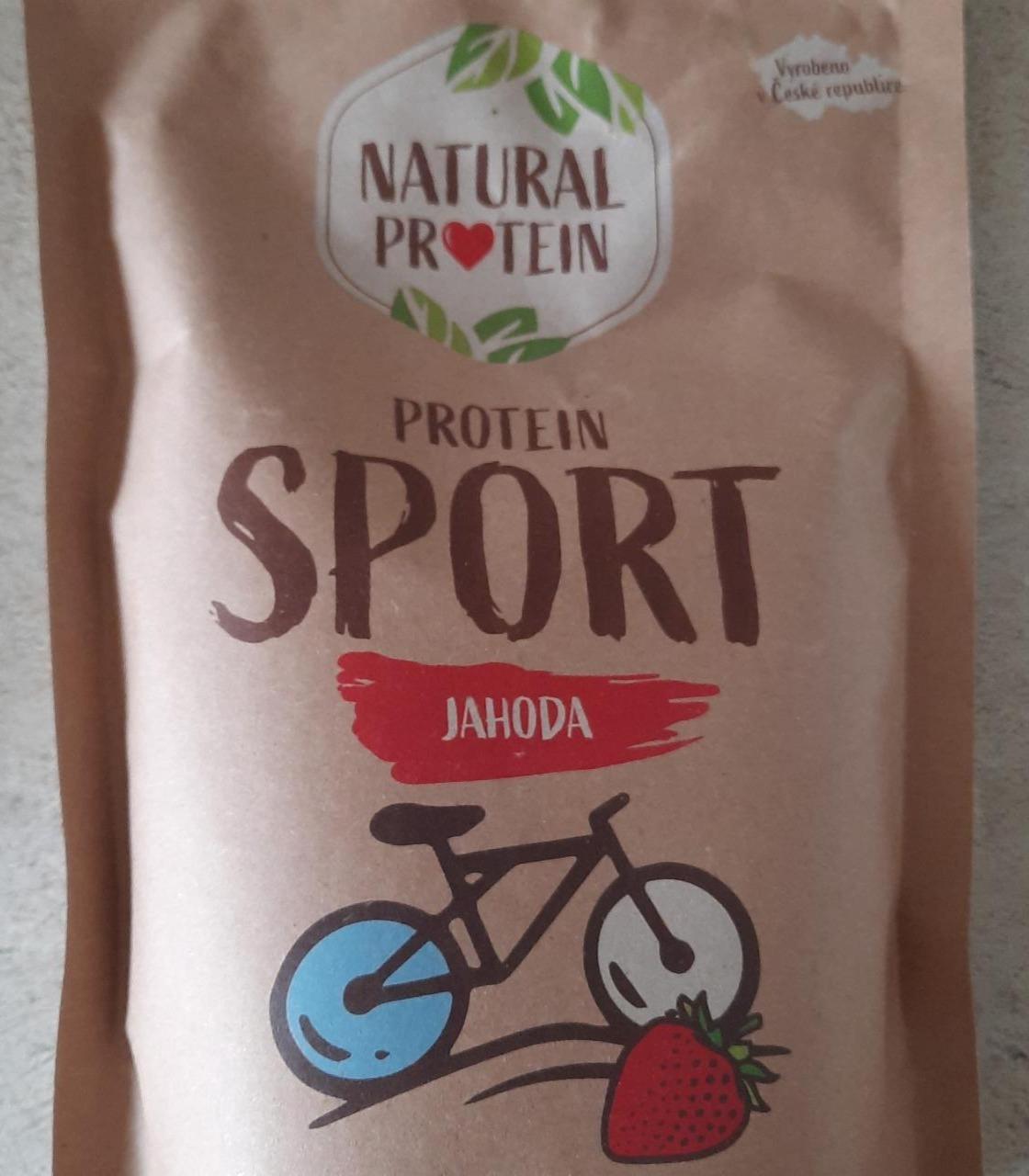 Fotografie - Protein Sport Jahoda Natural protein