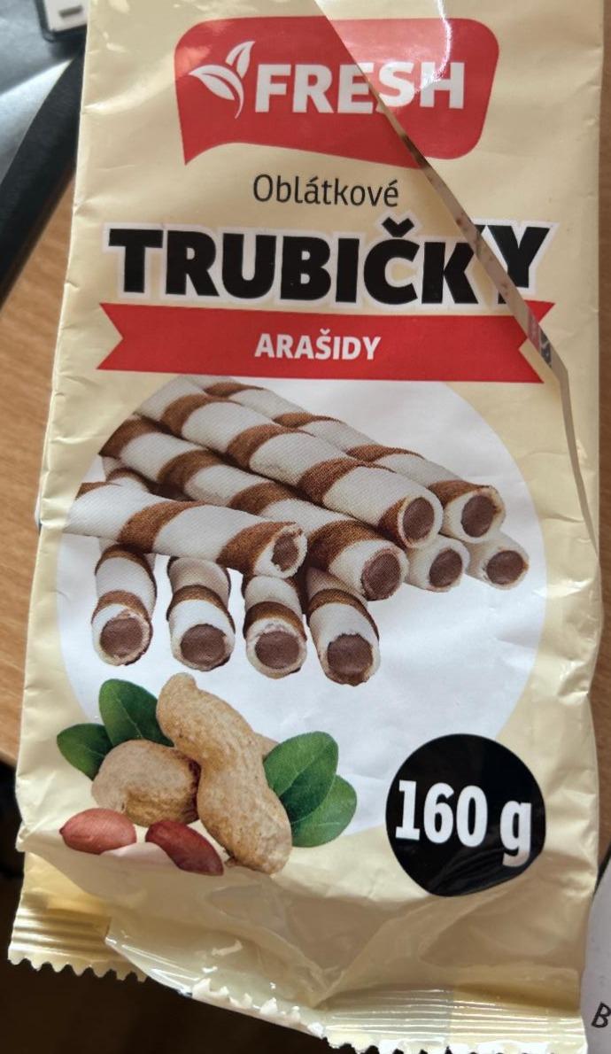 Fotografie - Oblátkové Trubičky Arašidy Fresh