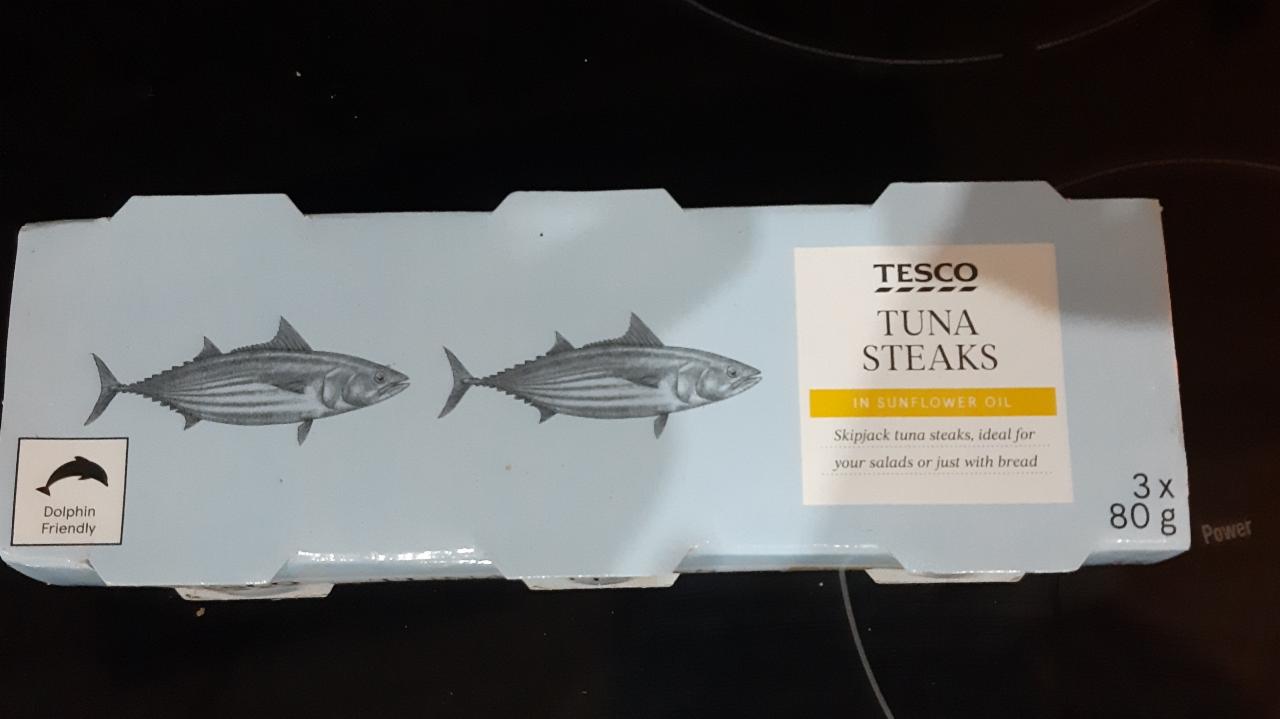 Fotografie - Tesco Tuniak steak v slnečnicovom oleji