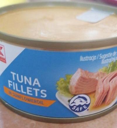 Fotografie - Tuna fillets in sunfloweroil K-Classic