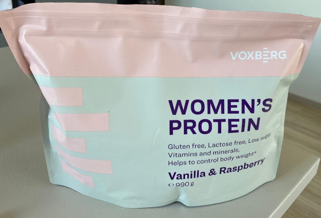 Fotografie - Womens protein Vanilla & Raspberry Voxberg