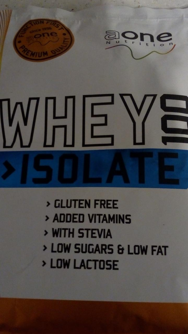 Fotografie - aone whey 100 isolate