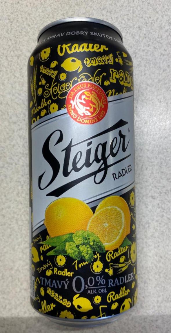 Fotografie - Steiger Radler pivo nealko tmavé