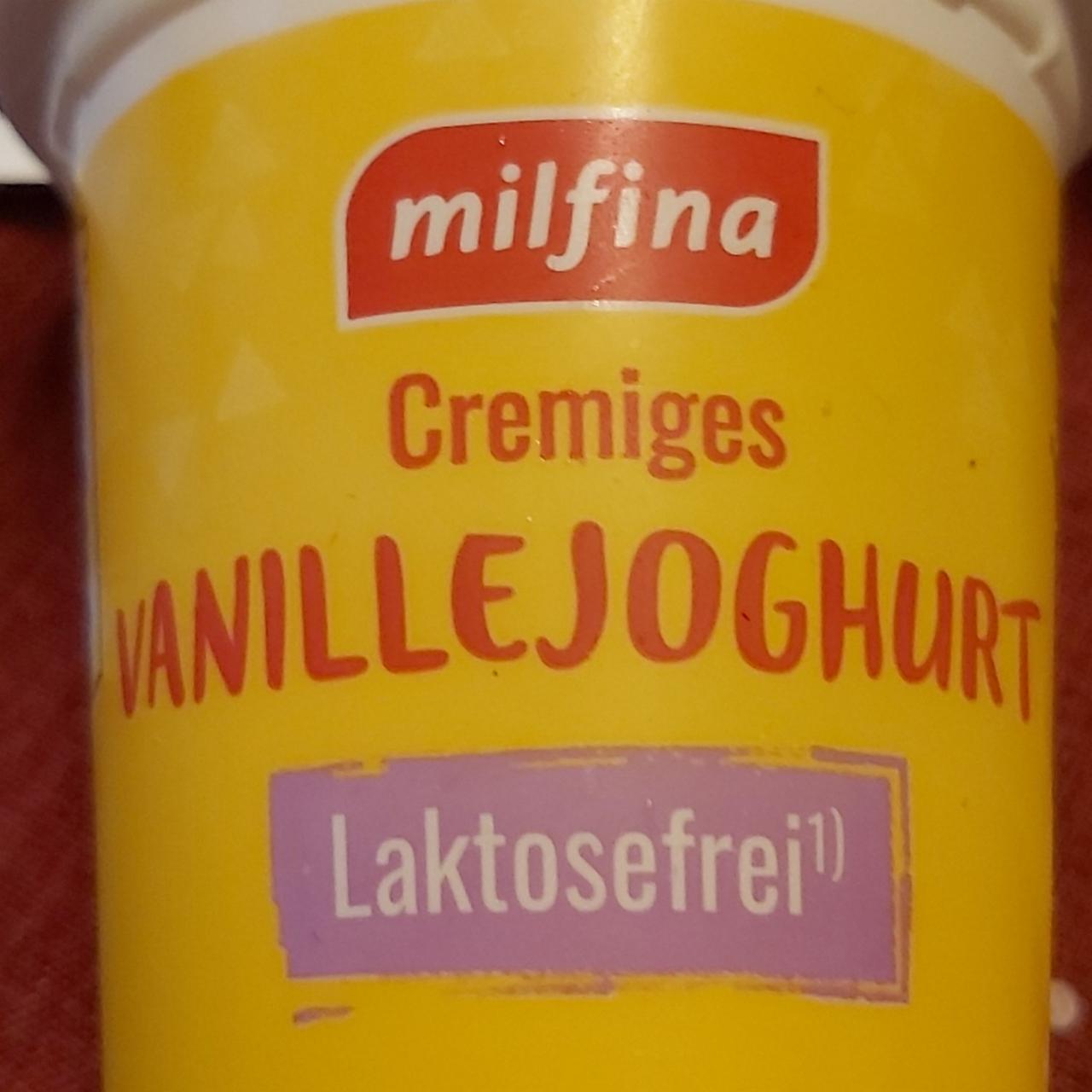 Fotografie - Vanillejoghurt Laktosefrei Milfina