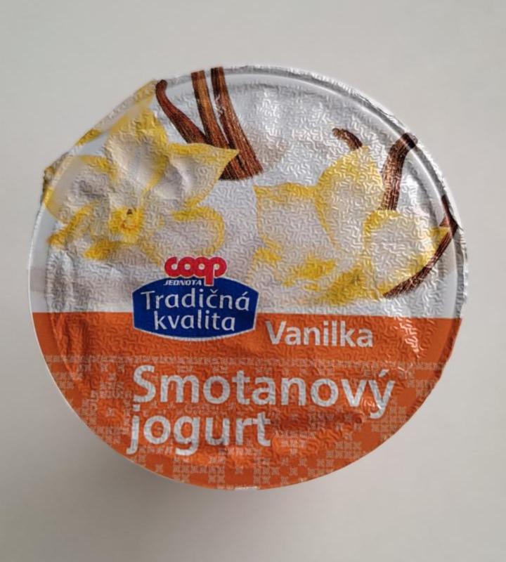 Fotografie - smotanový jogurt vanilka Coop jednota