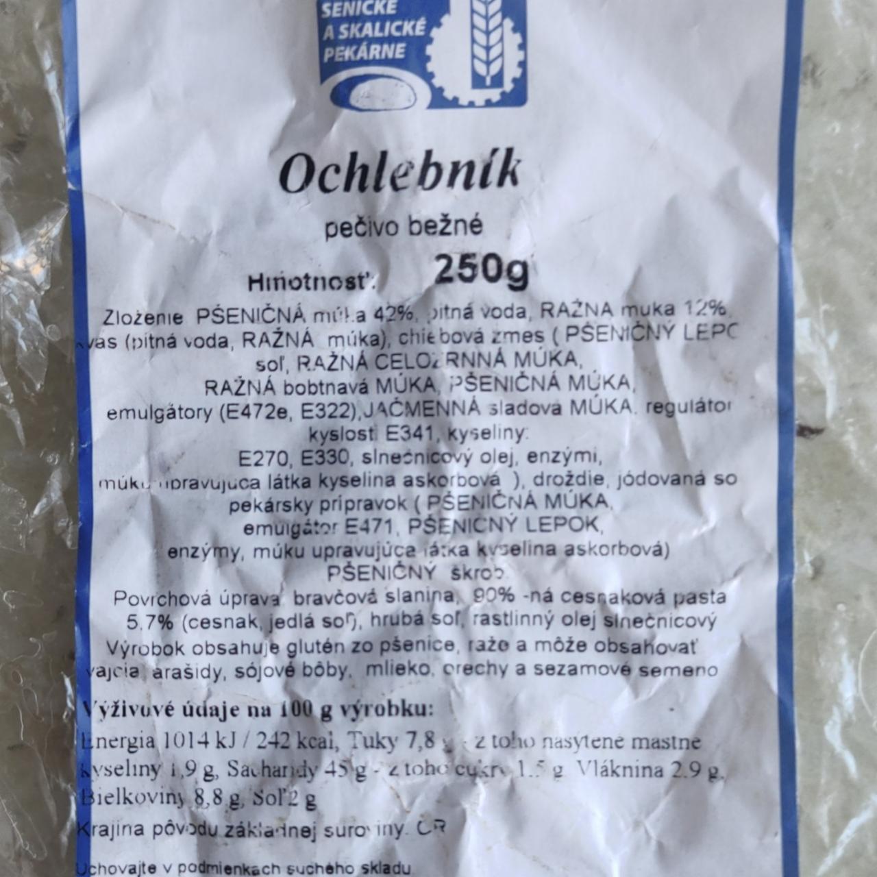 Fotografie - Ochlebník Senické a Skalické pekárne