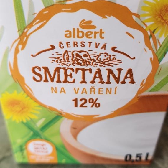 Fotografie - Čerstvá smetana na vaření 12% Albert