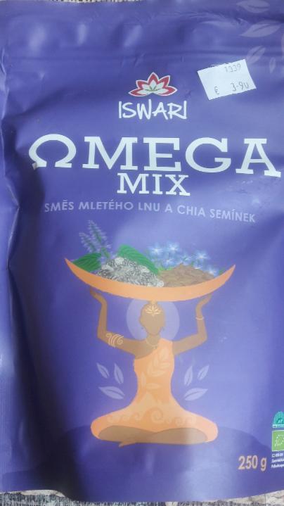 Fotografie - Smes mletého lnu a chia semínek Iswari omega mix