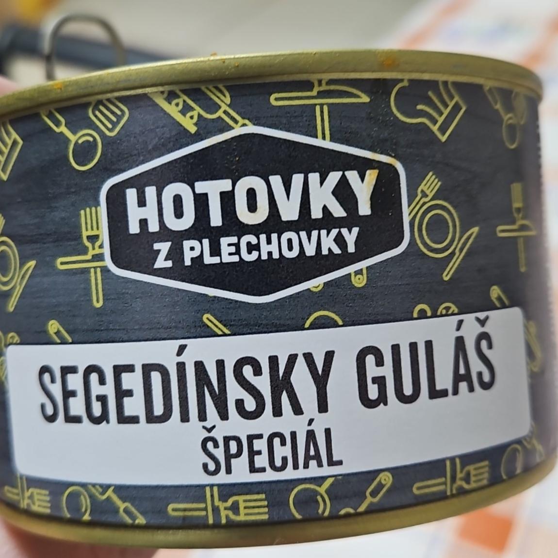 Fotografie - Segedínsky guláš Špeciál Hotovky z plechovky