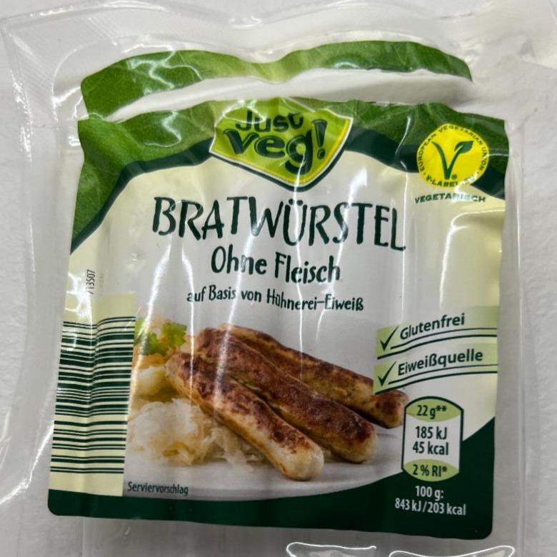 Fotografie - Bratwustler ohne fleisch JustVeg!