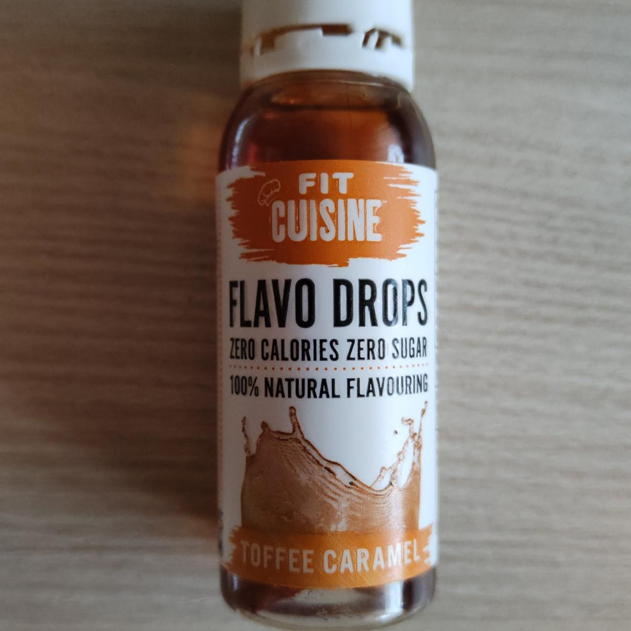 Fotografie - Flavo drops Toffee caramel Fit Cuisine