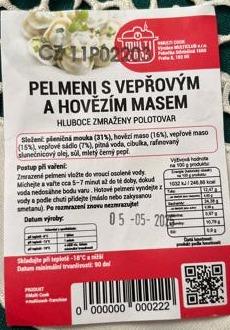 Fotografie - Peľmene s bravčovým a hovädzím mäsom Multi Cook