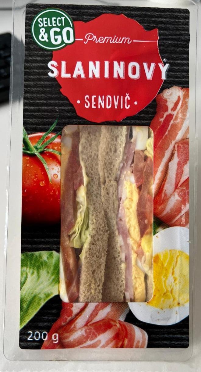 Fotografie - Premium slaninový sendvič Select&Go