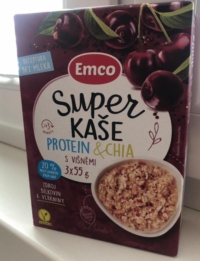 Fotografie - Super kaše Protein & Chia s višněmi Emco