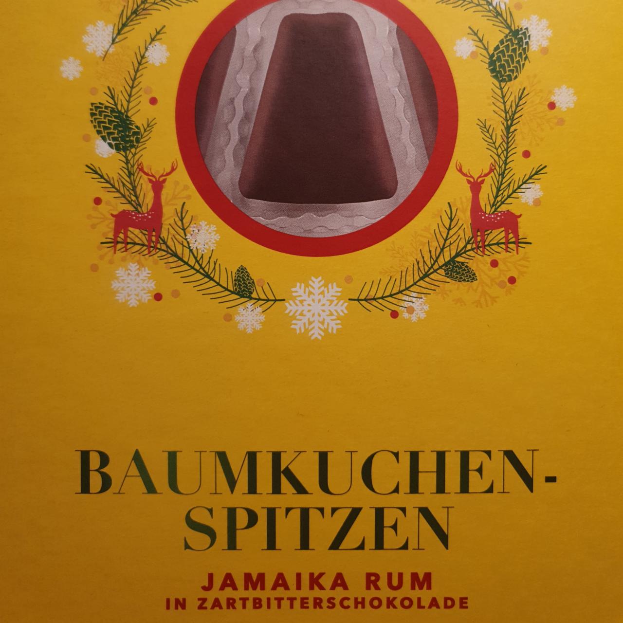 Fotografie - Baumkuchen-Spitzen Jamaika Rum in Zartbitterschokolade