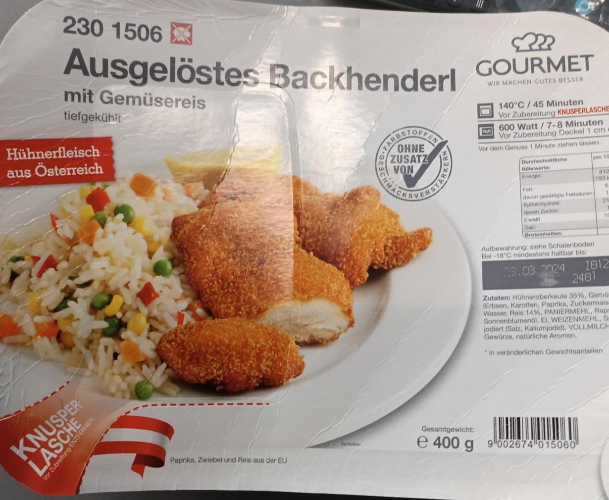 Fotografie - Ausgelöstes Backhenderl Gourmet