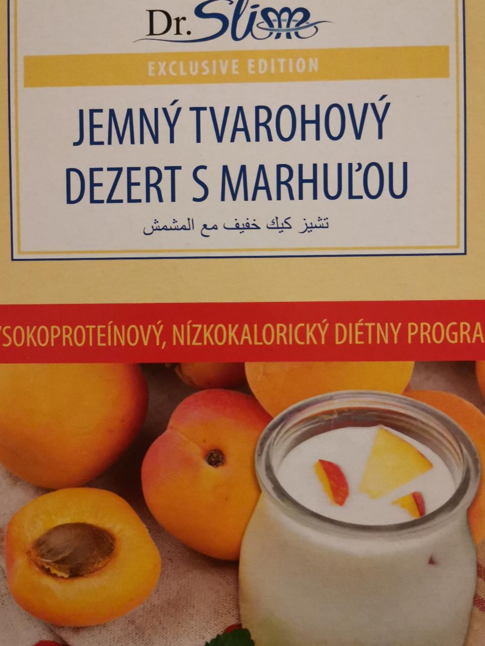 Fotografie - Jemný tvarohový dezert s marhulou Dr.Slim