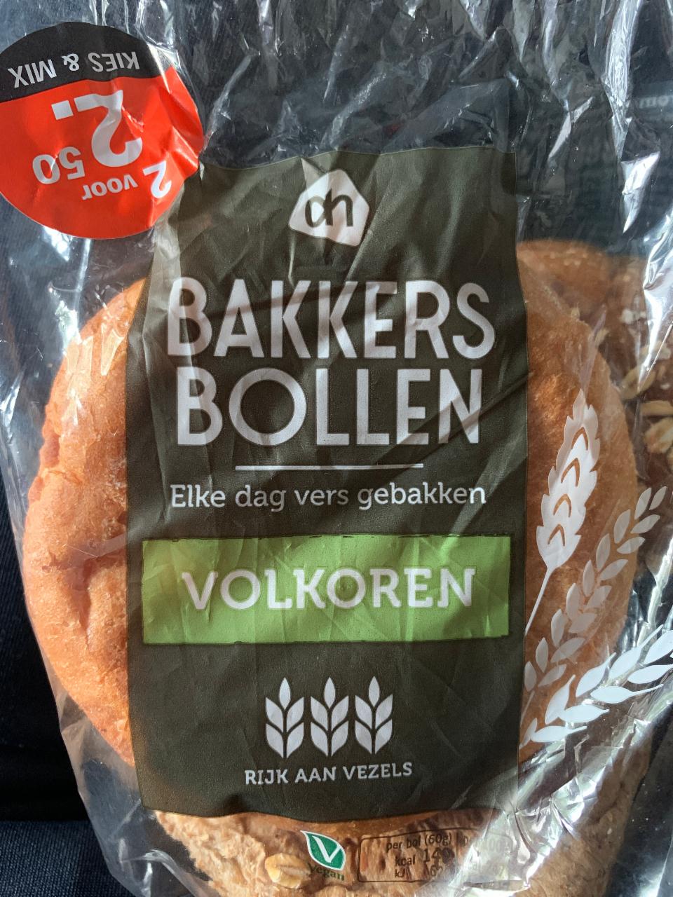 Fotografie - Bakkers Bollen Volkoren AH