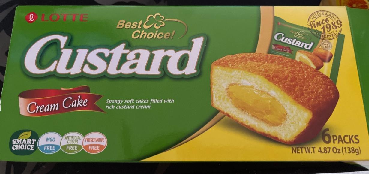 Fotografie - Custard Cream Cake Lotte