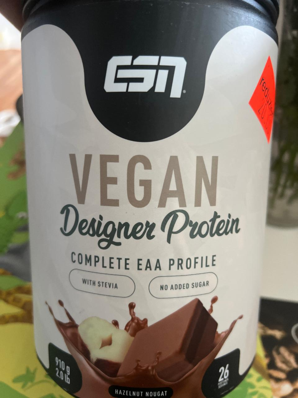 Fotografie - Vegan designer protein hazelnut nougat ESN