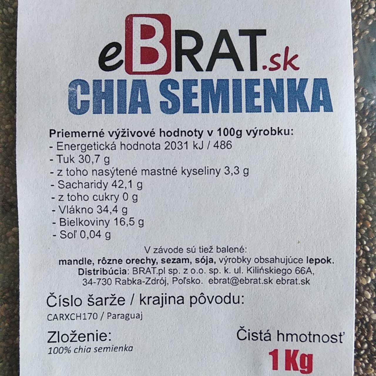 Fotografie - Chia semienka eBrat.sk