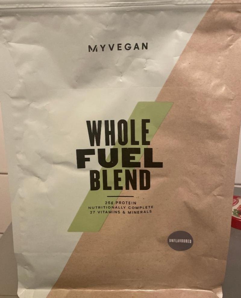 Fotografie - Whole Fuel Blend Unflavoured MyVegan