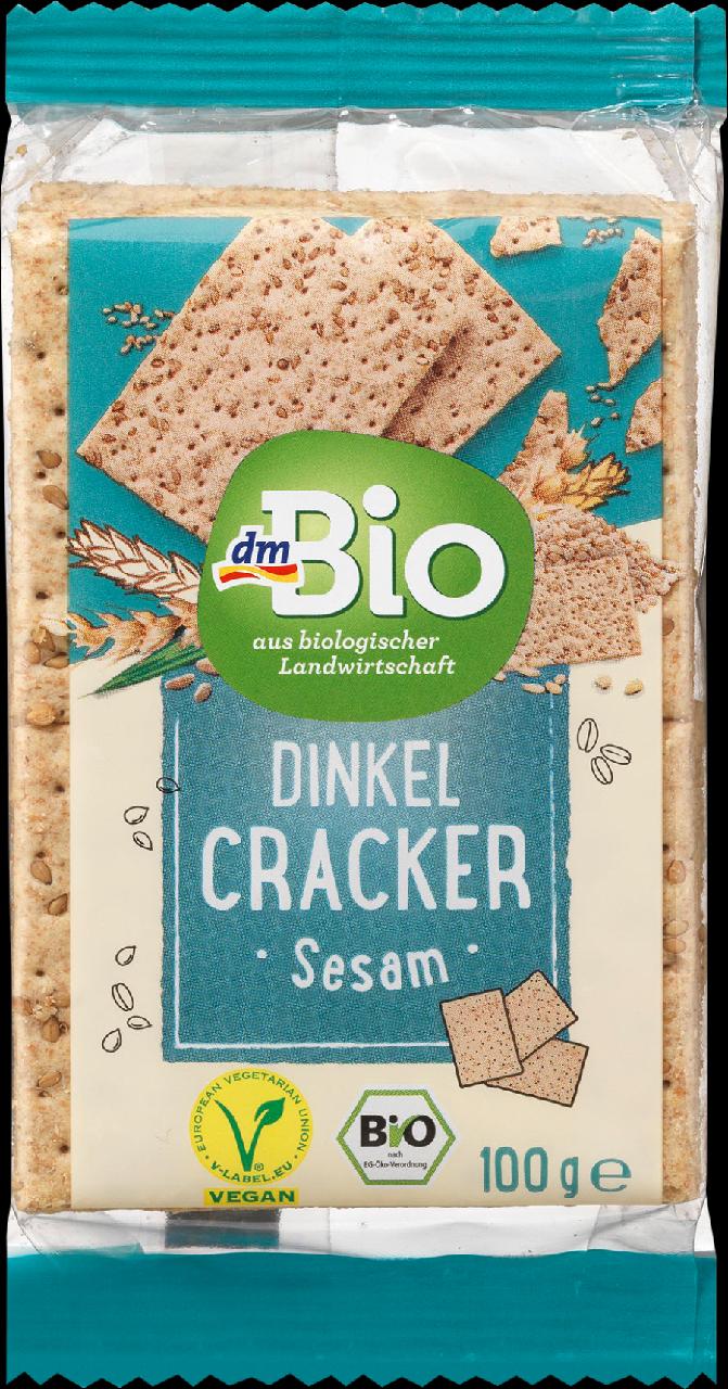 Fotografie - Dinkel Cracker Sesam dmBio