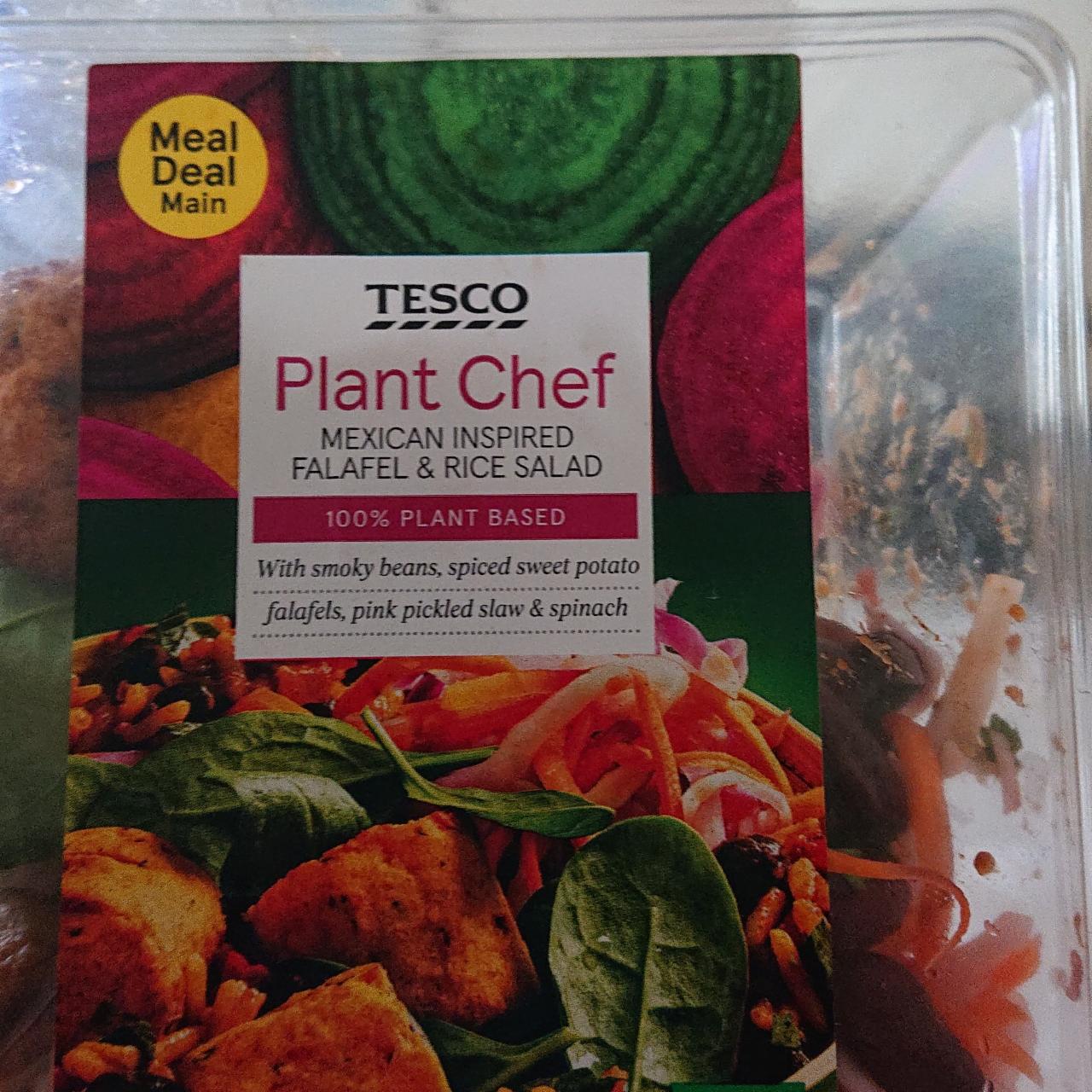 Fotografie - Plant chef Mexican inspired falafel & rice salad Tesco