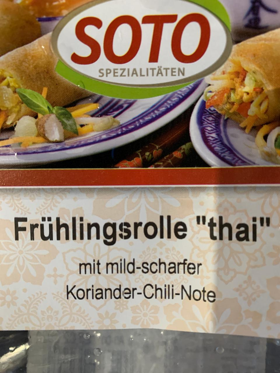 Fotografie - SOTO Frühlingsrolle thai