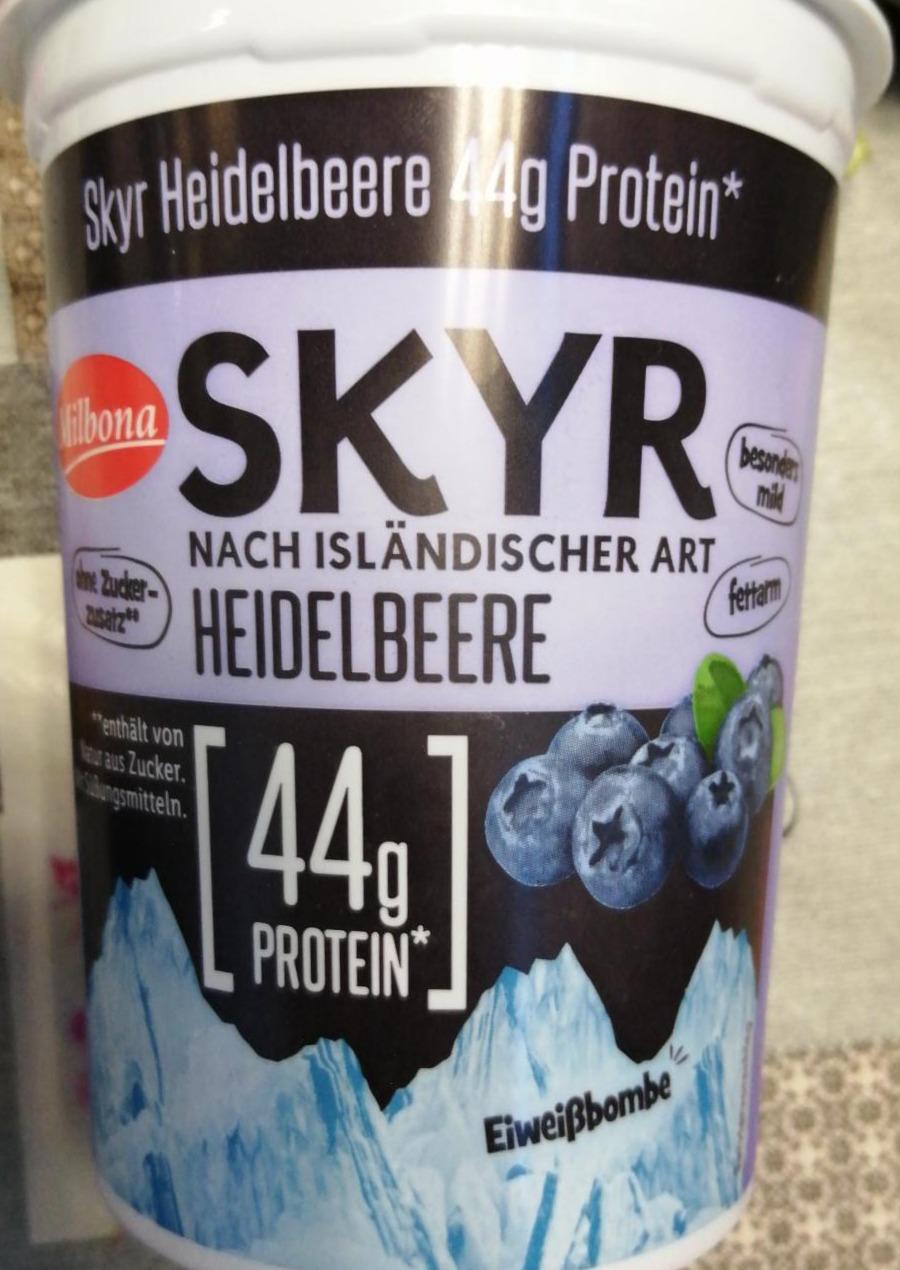 Fotografie - Skyr Heidelbeere Milbona